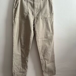 St. John's Bay Women's Straight Leg Pants in Beige